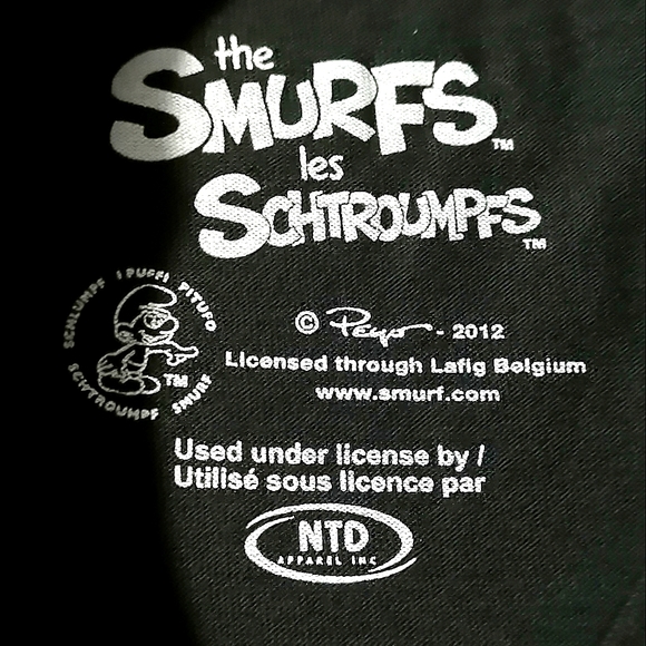 🔥SALE🔥 The Smurfs Smurfette "Smurfy Halloween" Girls T-shirt Tee NWT Size 6 - Picture 3 of 5